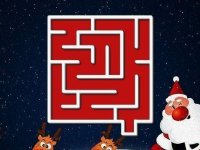 Holiday Gift Path Puzzle