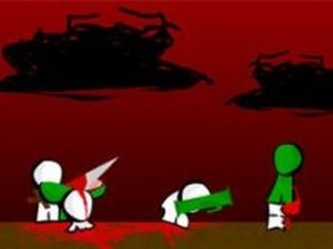 Stickman Cloud Jump Arcade
