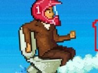 Toilet Flyer Arcade Game