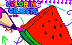 Coloring Objects for Kids - Fun Drawing & Painting Game