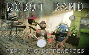 Robot Band: Spot the Difference Puzzle Game Online