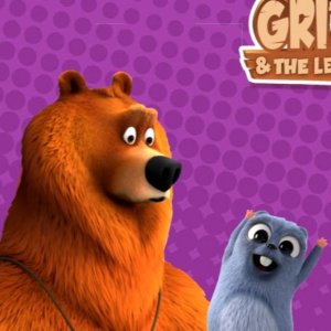 Grizzy & Lemmings Coloring Art