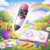 Interactive Coloring Adventure for Young Artists