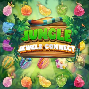 Jungle Jewels Connect Puzzle
