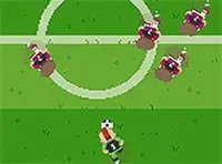 Pixel Soccer Dribble Run